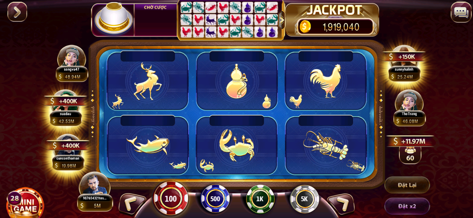 Ảnh chụp màn hình WW88 - Giao diện trò chơi Slots